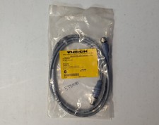 Turck RSC WKC 5715-1.5M, U0318-16 Eurofast Devicenet Thin Cordset Cable, 1.5M