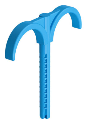 Uponor Uni Dübelhaken MLC32, doppelt, Länge 60 o. 80 mm, Befestigung von Rohren