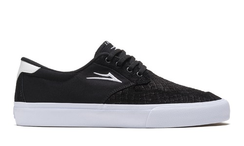 Lakai Skateboard Shoes Riley 3 Black Snake Suede - Picture 2 of 3