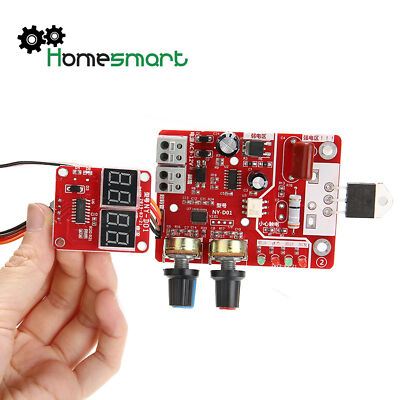 100A Digital Spot Welder Machine Board Welding Time & Current Controller AHS