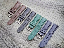 22mm/20mm Leather Watch Strap For Men Genuine Crocodile Quick Release Watch Band