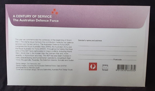 FDC Royal Australian Air Force And Defence Force 2014 Set - Picture 6 of 7