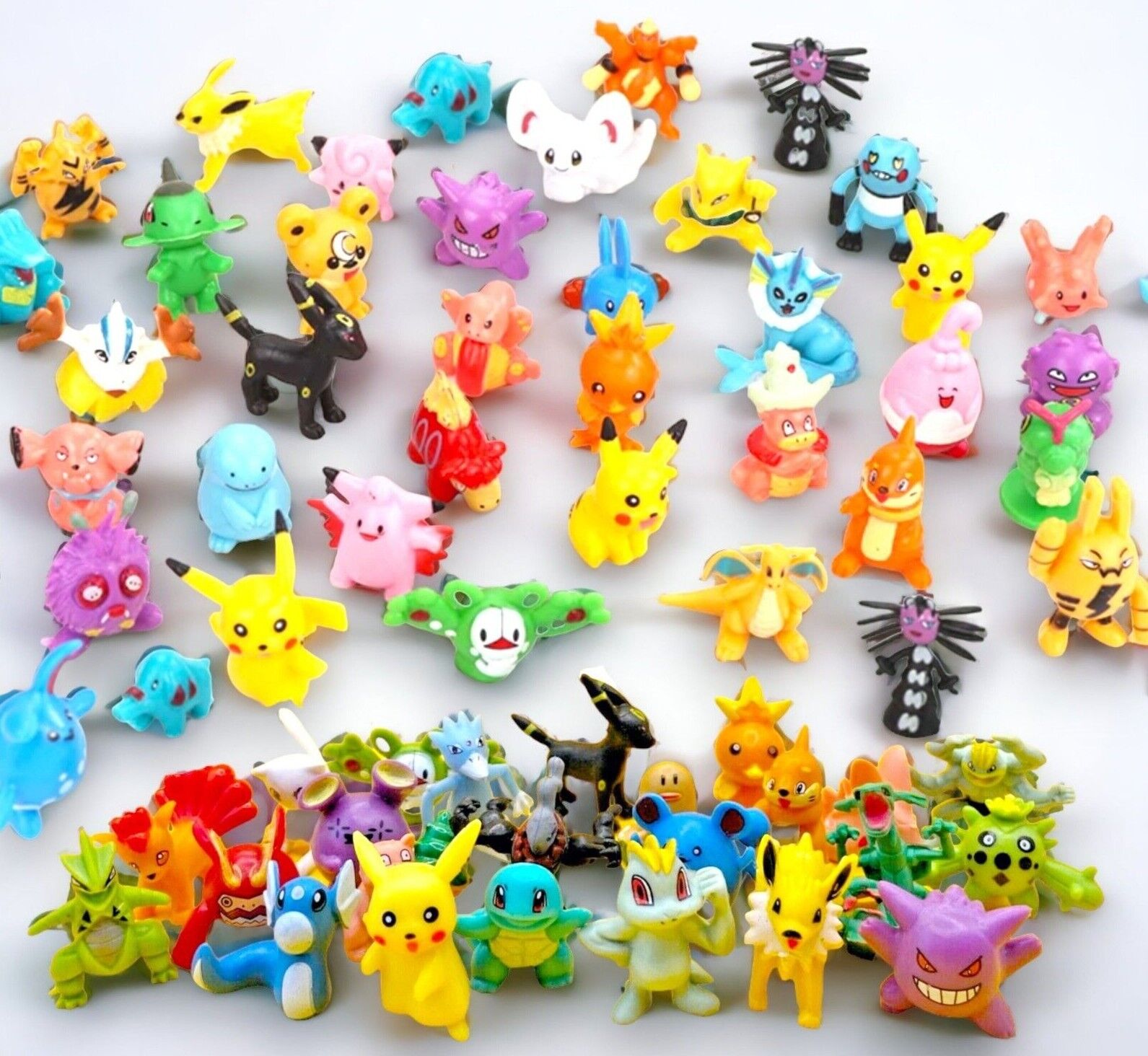 24/144 pcs Mini Action Figures Figurines Toys Kids Gift Cake Topper Party Series