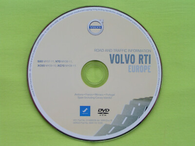 VOLVO RTI DVD NAVIGATION FRANKREICH SPANIEN PORTUGAL 2016 S80 V70 XC60 XC70 TOP