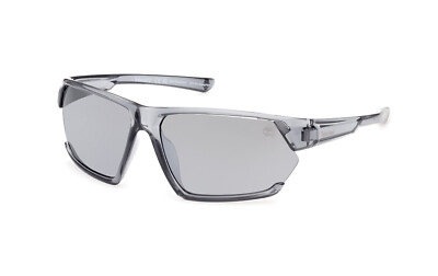 Timberland Herren Sonnenbrille TB9309 20D Transparent Grau / Grau polarisiert 69