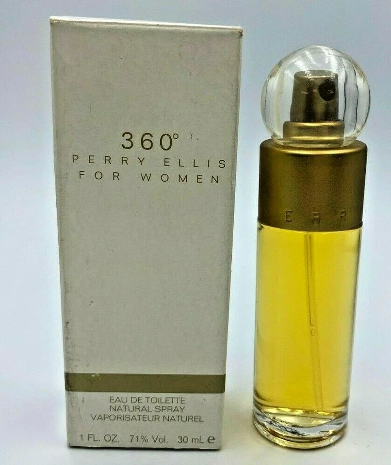 Perry Ellis 360 para Mujer 1.0 OZ / 30 ml Eau de Toilette Spray Nuevo Caja Dañada  Foto 2 de 4