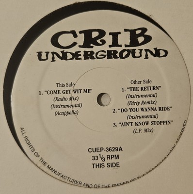 Crib Underground - Various 12'' Keith Sweat Snoop Dogg Brand Nubian YoYo NM-