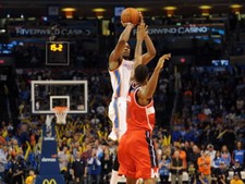 V0682 Kevin Durant Game Winner Jump Shot Basketball Decor WALL POSTER PRINT