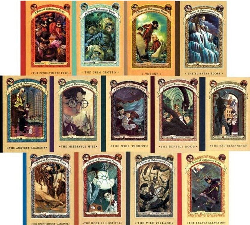 Complete Set Series - Lot of 13 A Series of Unfortunate Complete Set Series - Lot of 13 A Series of Unfortunate
