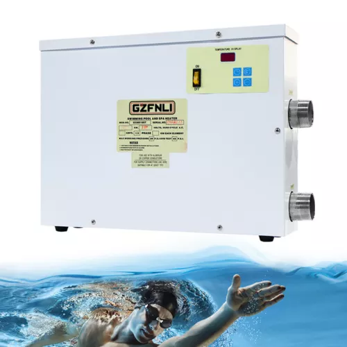 18KW SPA Schwimmbadheizung Poolheizung Thermostat Wärmetauscher Pool Wärmepumpe - Bild 15 von 19