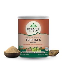 Organic India Triphala Powder - 100g, Supports Immune System, Colon Digestion,