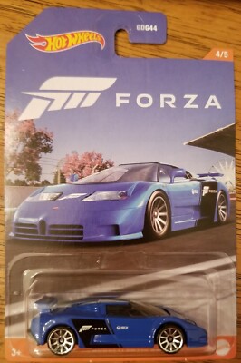 Hot Wheels FORZA '94 Bugatti EB110 SS Blue 1:64 Diecast NIB