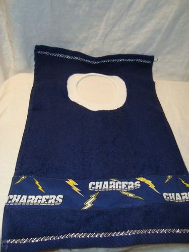 San Diego Chargers NFL Football Handmade/Tea Towel Children's/Baby Bib NEW - Picture 3 of 3