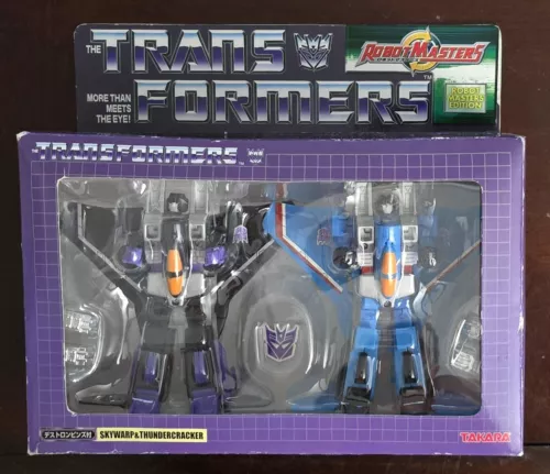 Transformers Robot Masters Skywarp ThunderCracker 2pack
