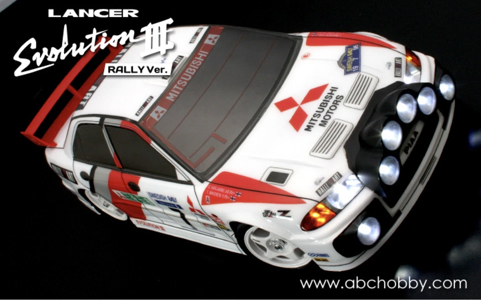 ABC-Hobby 66148 1/10 Mitsubishi Lancer Evolution 3 Rallye Version - Bild 3 von 4