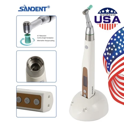 SANDENT Dental Electric Cordless Hygiene Prophy Handpiece 360° Swivel Polishing