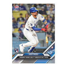 Andy Pages - 2024 MLB Topps Now Card 87 - Print Run: 2049 Los Angeles Dodgers