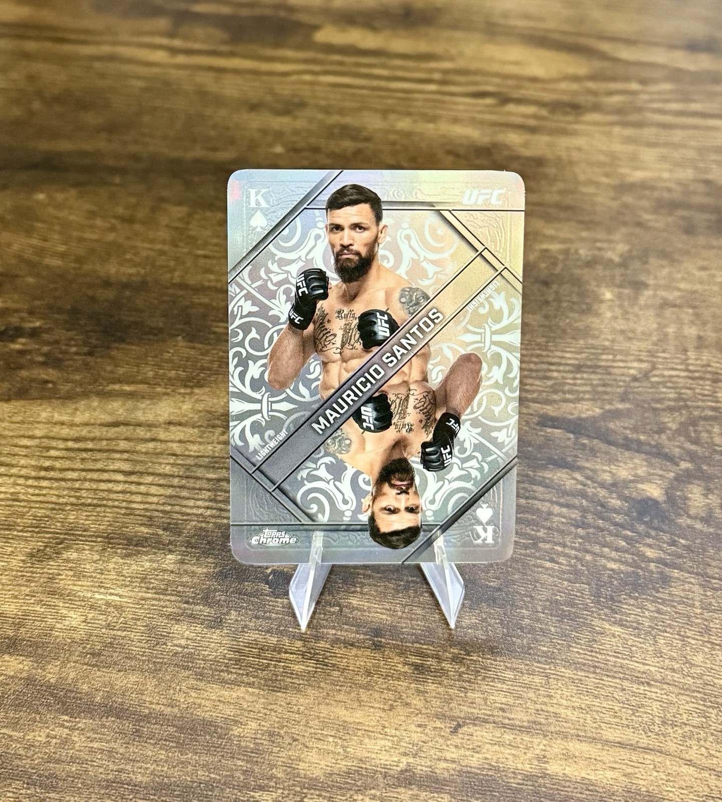 2026 Topps Chrome UFC Mauricio Santos Kings and Queens SSP Case Hit #KQ-1