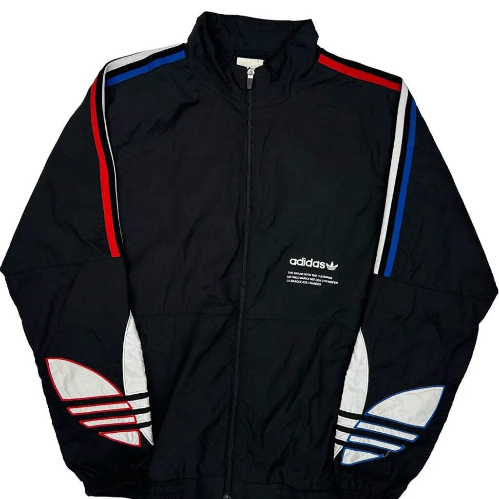 Adidas Track Jacket - Large Black Polyester - image 5