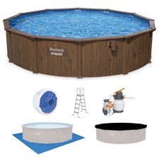 Bestway Hydrium 18 x 52 Round Steel Wall Abov...