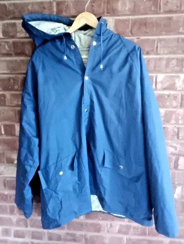 Vintage Sportsman's Choice Insulated Jacket Men's  XL Blue Hooded All Weather - product listing photo