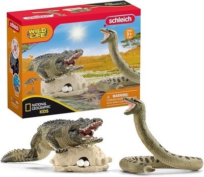 SCHLEICH 42625 Gefahr im Sumpf Nat Geo ab 3+ WILD Life Spielset Neu/OVP