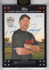Bruce Bochy 2021 Topps Archives Signature Series Retired Player Edition BBack 66