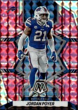 2022 Panini Mosaic #25 Jordan Poyer Mosaic Camo Pink