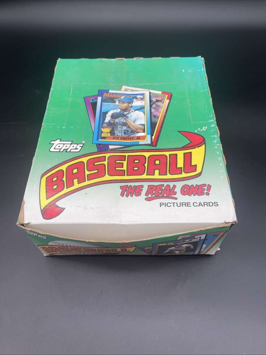 1990 Topps Baseball UNOPENED RACK BOX 24 Packs Possible NNOF Frank
