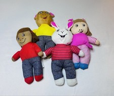PBS Arthur and Friends Plush Arthur, Buster, Francine 10 Inch Set of 4
