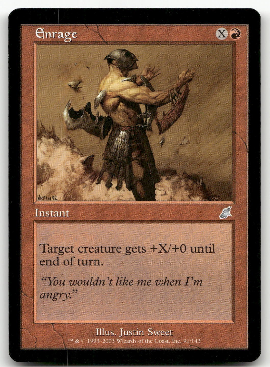 Enrage #91 (NM) Scourge SCG Magic MTG