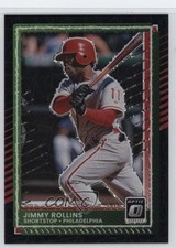 2025 Panini Donruss Optic Black Velocity Prizm 16/39 Jimmy Rollins #83 4z8
