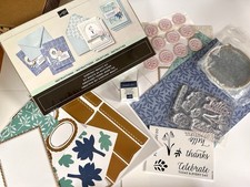 Stampin Up Everyday BEAUTY Card Kit 9 Card with envelopes, Stamp Set Ink