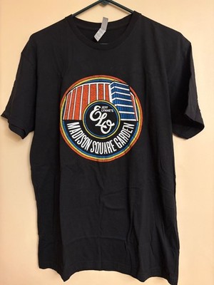 Jeff Lynne's ELO - Aug 2018 Madison Square Garden T-Shirt - Black Large - NEW