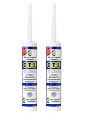 2 x Clear Sealant Adhesive Clear 290ml
