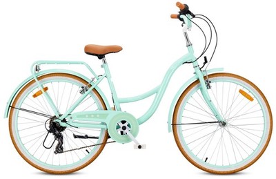 Sun Baby 26 zoll Damen Stadtrad Mädchenfahrrad 7 Gange 26x1,95 V-brake Flower