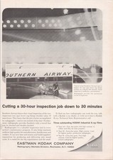 Kodak Vintage Magazine Ad Southern Airways Martin 404 X-Ray 1960