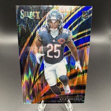 Panini 2025 Select Prizm Orange Shock /35 Kyle Monangai Rookie #274 Bears