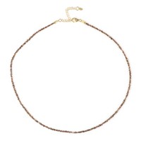 Cavill Fancy Diamant Silberhalskette 14,888Ct Bead Fancy Vergoldet 925 Sterling