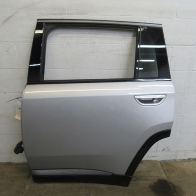 Jeep Wagoneer S EV Driver REar Door Assembly w/Glass Trim PSE Silver