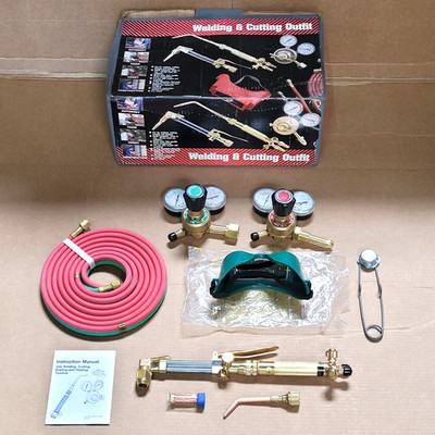 HARRIS 4401212 CUTWELD LIGHT DUTY WELDING & CUTTING OUTFIT CUTS 4'' WELDS 1/2''
