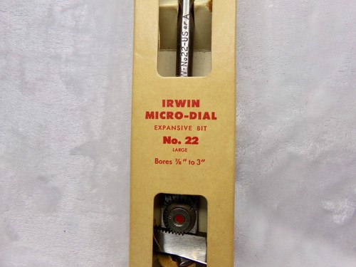 Broca de soporte de barrena ajustable con microesfera IRWIN de colección No.22 en 7/8" a 3" EE. UU. - Imagen 2 de 9