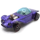 Hot Wheels Redline Beatnik Bandit 1968 Purple White Interior Made in Hong Kong