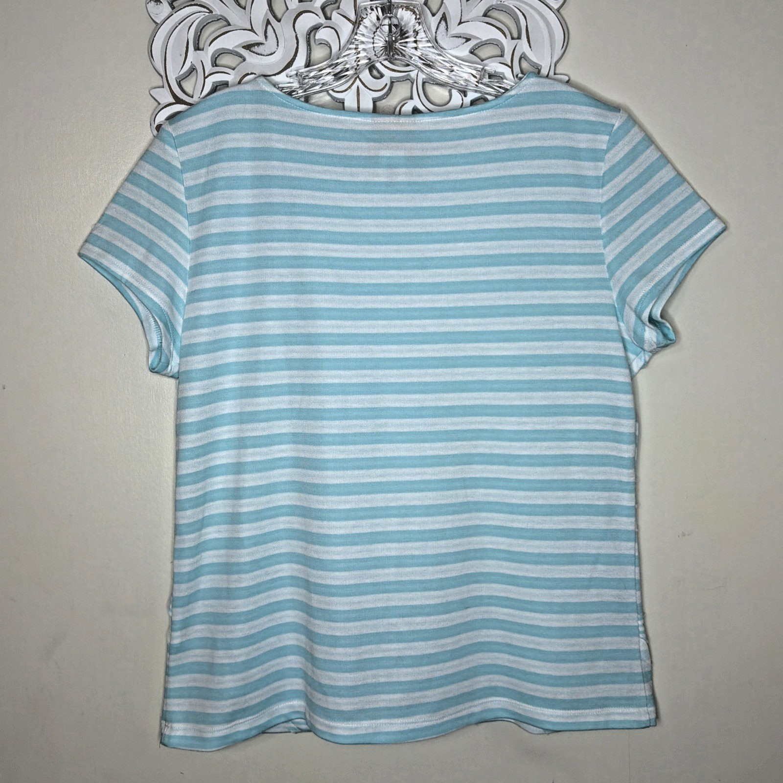 RUBY Rd. Women's LARGE Pullover Tee Shirt Short S… - image 5