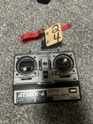 Futaba Attack-4 FP-T4NBL Digital Proportional Radio Control System UNTESTED 