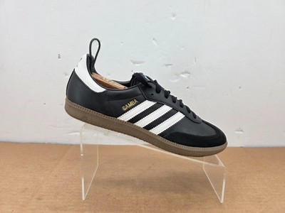 Adidas Samba OG Shoes Mens Size 8.5 Black White Leather Gum Indoor Soccer