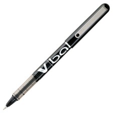 12-Pack Black Ink Rolling Ball Pens, Extra Fine Point, 0.50 mm Line Size, Stick