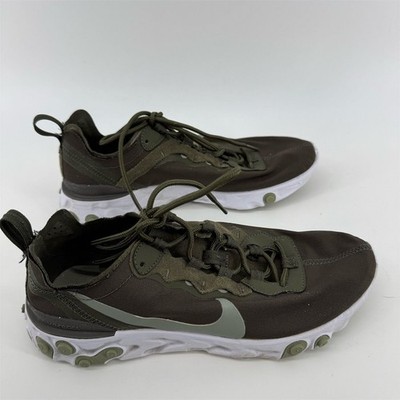 Nike React Element 55 Men's Sneakers Green Size 8 Athletic Shoes