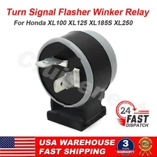 6V 2 Prong Turn Signal Flasher Winker Relay For Honda XL100 XL125 XL185S XL250