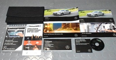 2022 Mercedes Benz S500 S580 S Class 500 580 Owners Manual - SET!!!